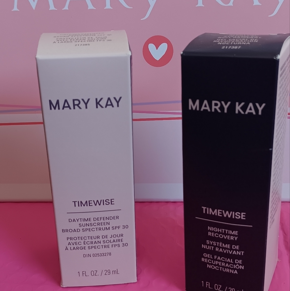 NIB Mary Kay Timewise Day Sunscreen and Night Cream  suitable for all skin types